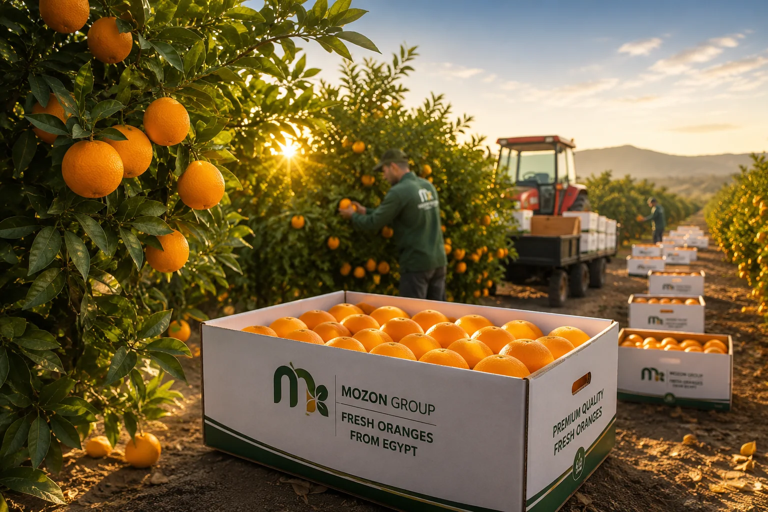 Egyptian orange exporter